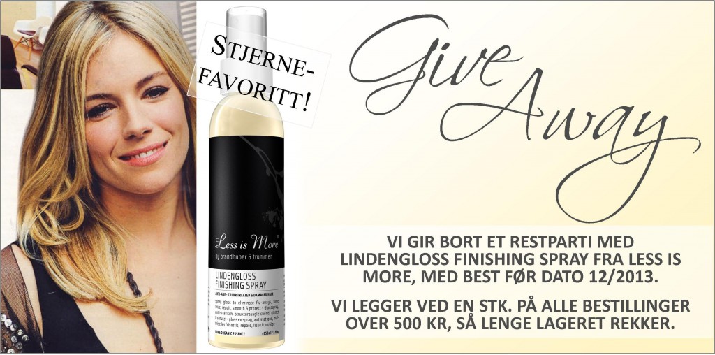 Giveaway - Lindengloss Finishing Spray